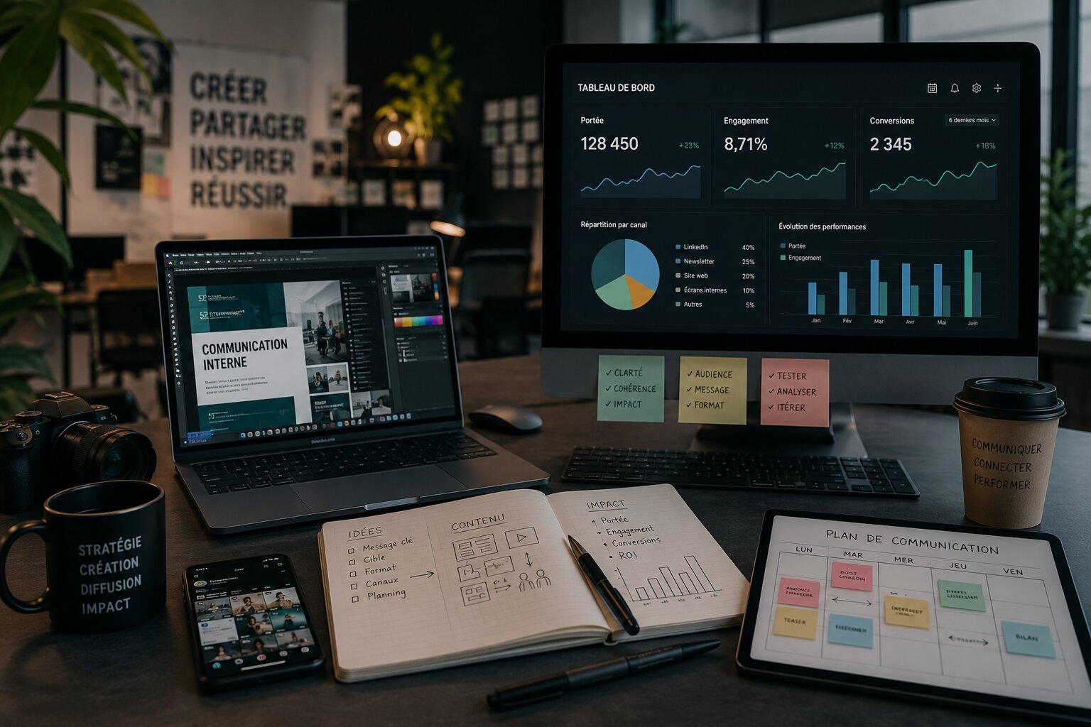 Environnement de travail et outils de communication