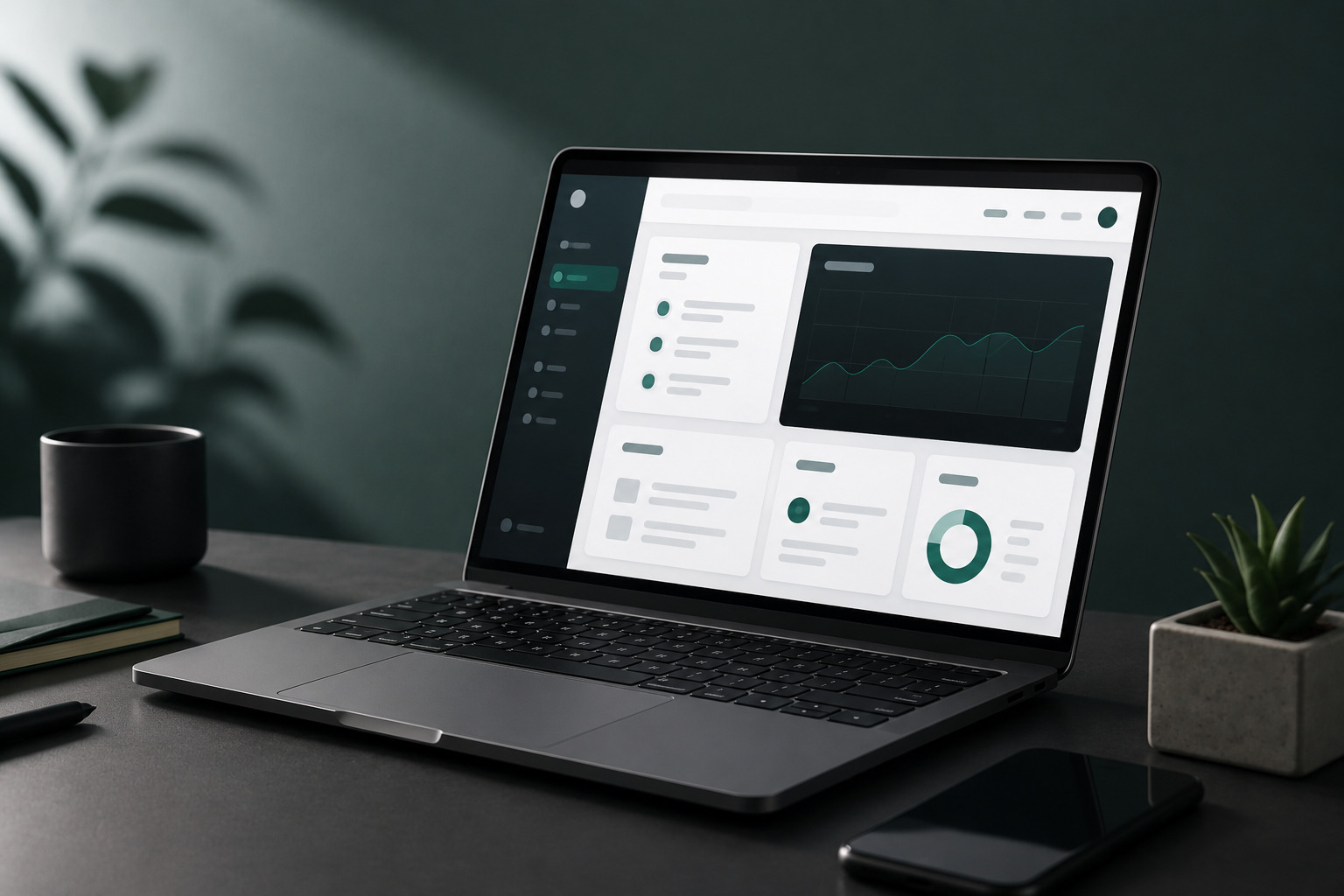 Détails d'une interface web moderne