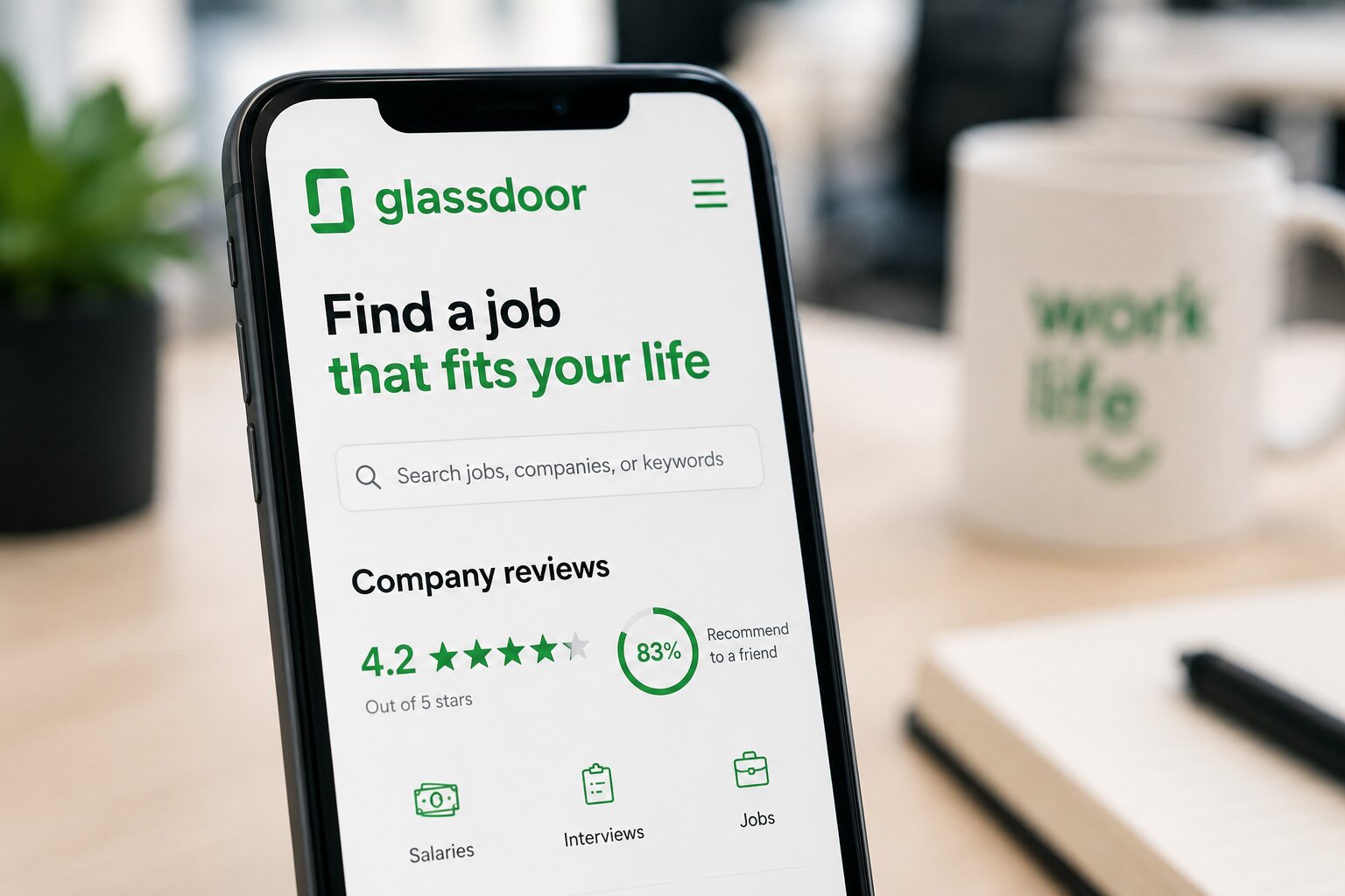 Amélioration de la réputation sur Glassdoor